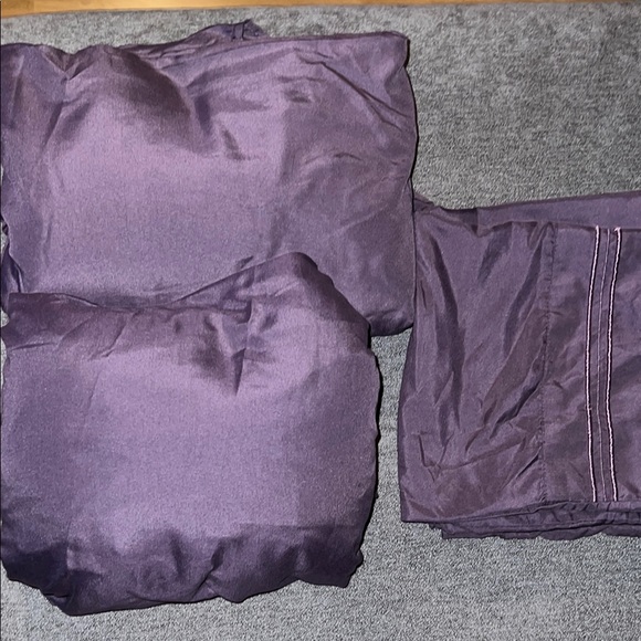 TwinXL | Microfiber Hydro-Brushed Sheet Set - Split King  Purple Microfiber King Size Sheet Set
